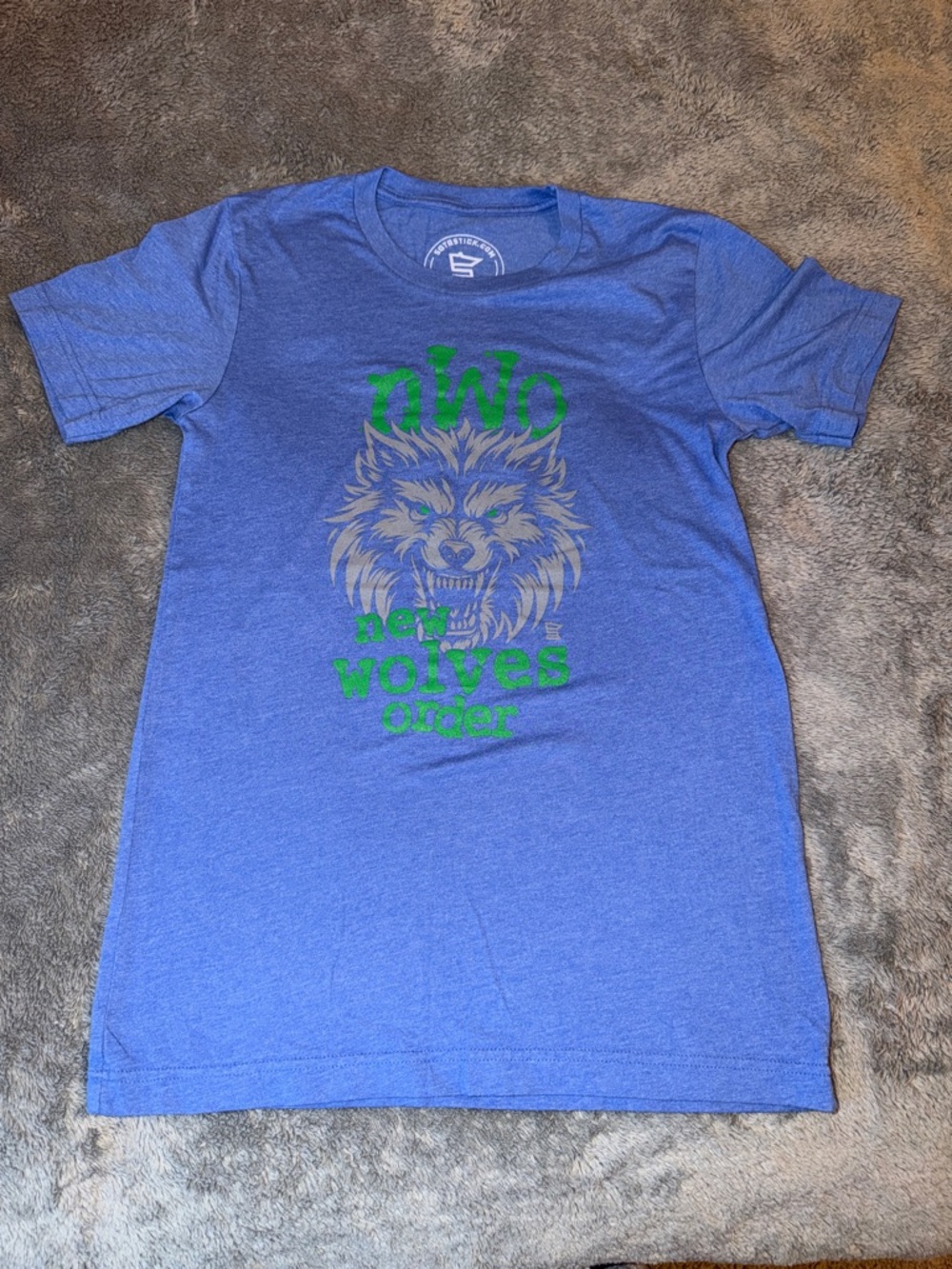 Sotastick small Blue T-Shirt Minnesota Timberwolves Wolf Design